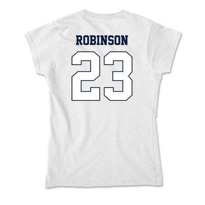 Monmouth - NCAA Men's Basketball : Cornelius Robinson - Soft Style Women’s T-Shirt-1