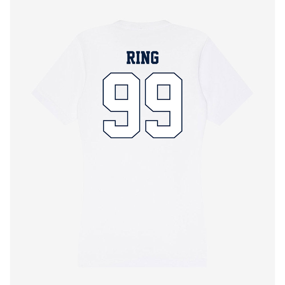 Monmouth - NCAA Men's Lacrosse : Kevin Ring - Women's V-Neck T-Shirt-1