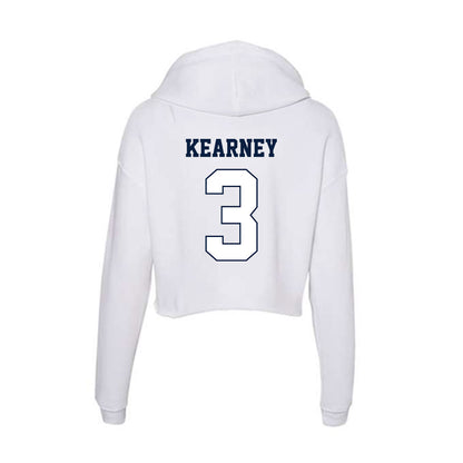 Monmouth - NCAA Football : Assanti Kearney - Women's Crop Fleece Hoodie-1