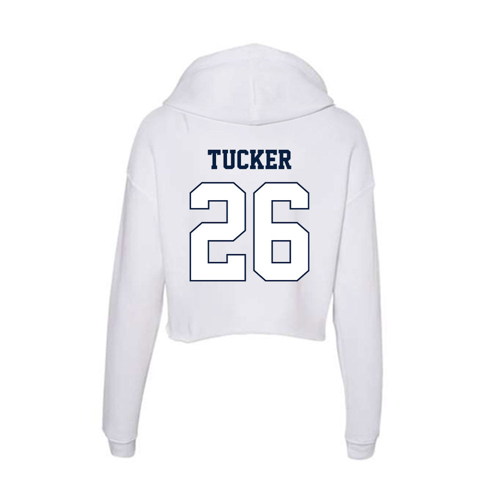 Monmouth - NCAA Football : Jaylen Tucker - Women's Crop Fleece Hoodie-1