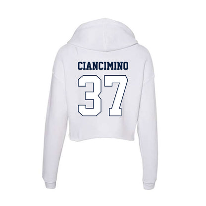 Monmouth - NCAA Baseball : Joey Ciancimino - Women's Crop Fleece Hoodie-1