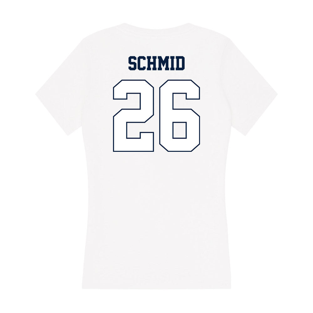 Monmouth - NCAA Baseball : Andrew Schmid - Women's V-Neck T-Shirt-1