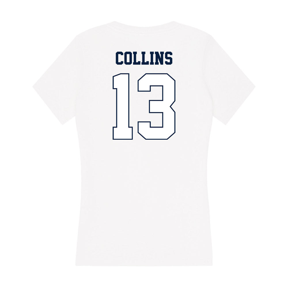 Monmouth - NCAA Men's Basketball : Jack Collins - Women's V-Neck T-Shirt-1