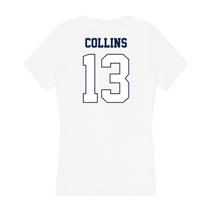 Monmouth - NCAA Men's Basketball : Jack Collins - Women's V-Neck T-Shirt-1