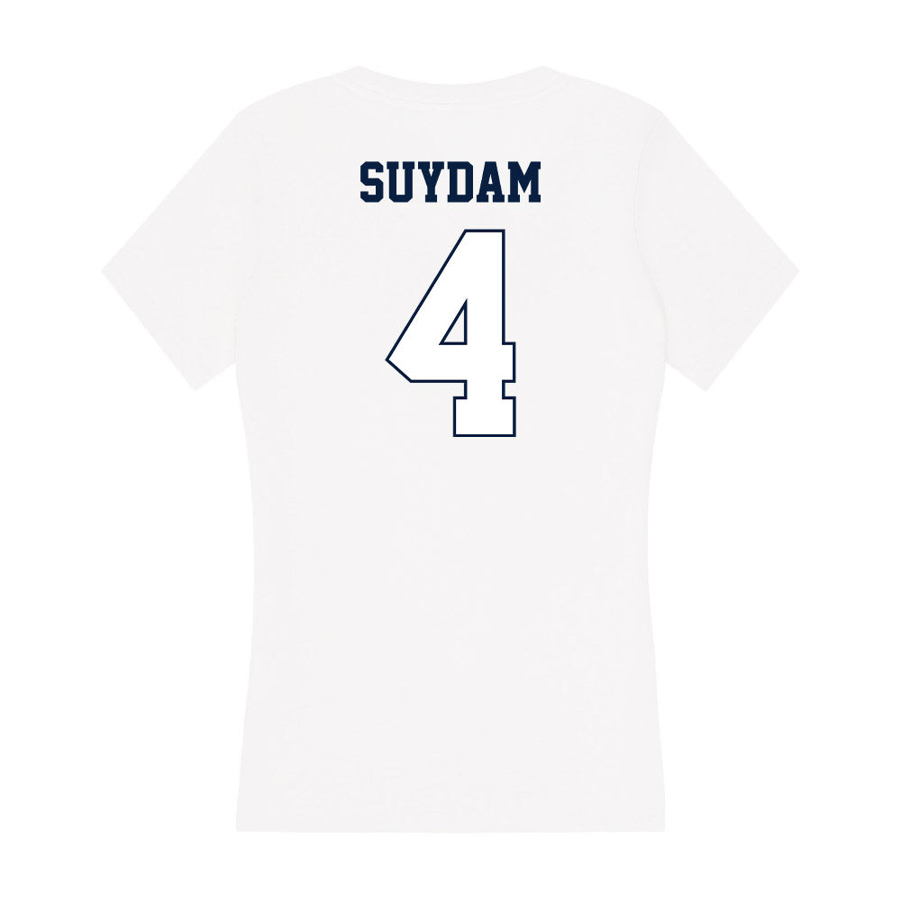 Monmouth - NCAA Women's Soccer : Liza Suydam - Women's V-Neck T-Shirt-1