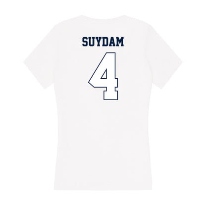 Monmouth - NCAA Women's Soccer : Liza Suydam - Women's V-Neck T-Shirt-1
