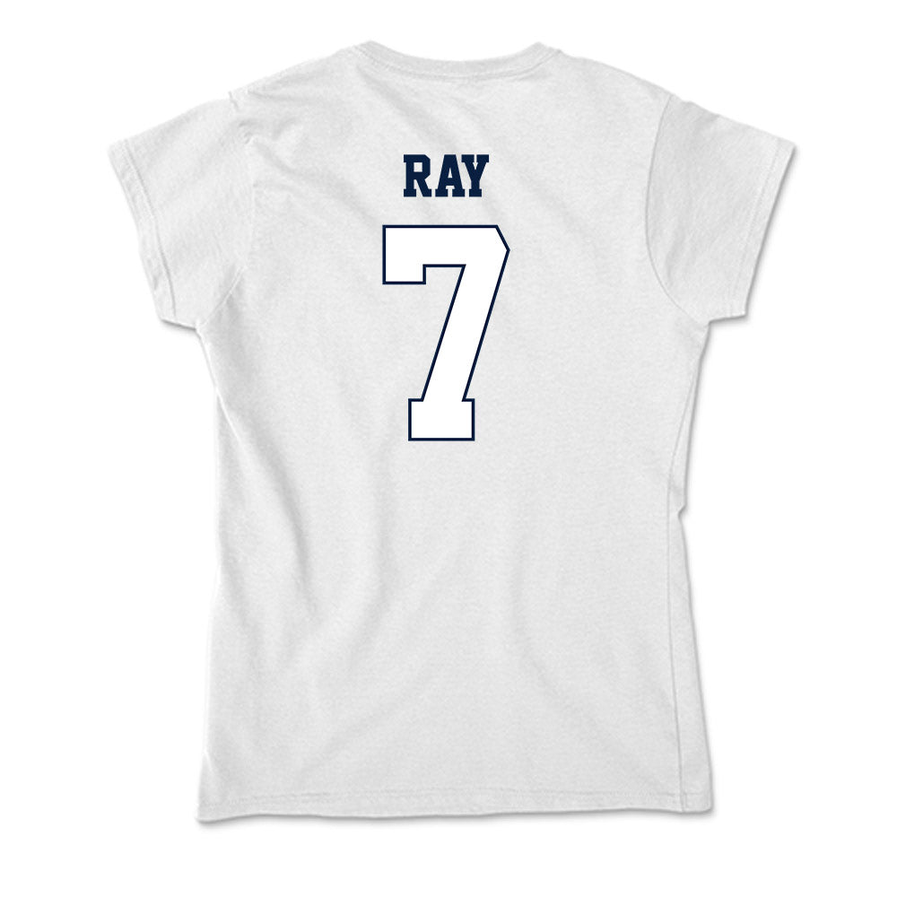 Monmouth - NCAA Men's Basketball : Justin Ray - Soft Style Women’s T-Shirt-1