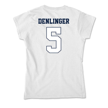 Monmouth - NCAA Baseball : Austin Denlinger - Soft Style Women’s T-Shirt-1