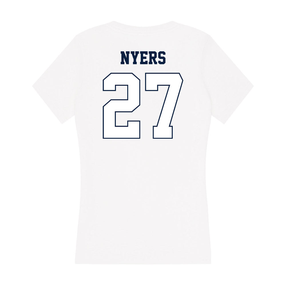 Monmouth - NCAA Football : Justin Nyers - Women's V-Neck T-Shirt-1