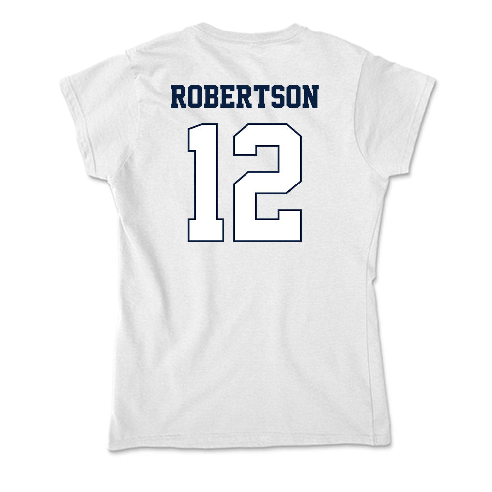 Monmouth - NCAA Football : Derek Robertson - Soft Style Women’s T-Shirt-1