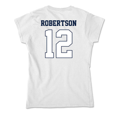 Monmouth - NCAA Football : Derek Robertson - Soft Style Women’s T-Shirt-1