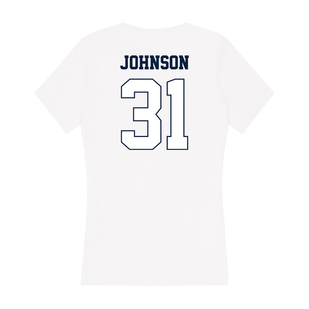Monmouth - NCAA Football : Dana Johnson - Women's V-Neck T-Shirt-1