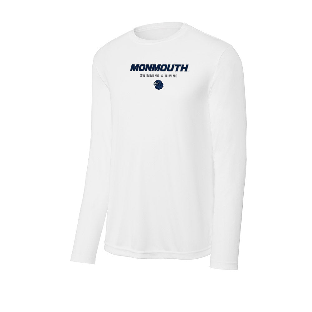 Monmouth - NCAA Men's Swimming & Diving : Noah Ferker - Activewear Long Sleeve T-Shirt