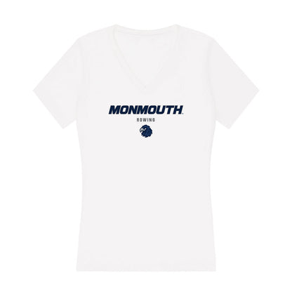 Monmouth - NCAA Women's Rowing : Lorelei Schreiber - Women's V-Neck T-Shirt-0