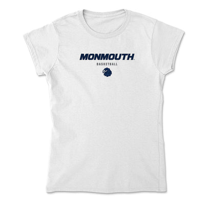 Monmouth - NCAA Men's Basketball : Corey Miller - Soft Style Women’s T-Shirt-0