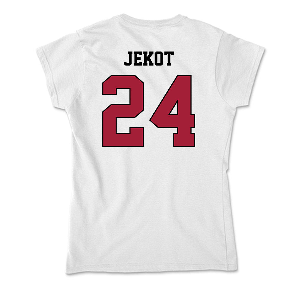 St. Joe's - NCAA Women's Basketball : Jill Jekot - Soft Style Women’s T-Shirt-1