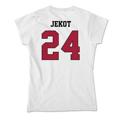 St. Joe's - NCAA Women's Basketball : Jill Jekot - Soft Style Women’s T-Shirt-1