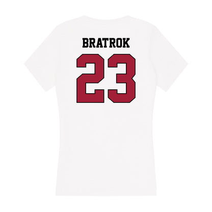 St. Joe's - NCAA Men's Soccer : Vegard Bratrok - Women's V-Neck T-Shirt-1