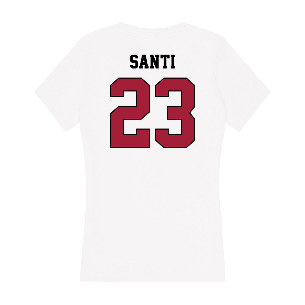 St. Joe's - NCAA Women's Field Hockey : Lily Santi - Women's V-Neck T-Shirt-1