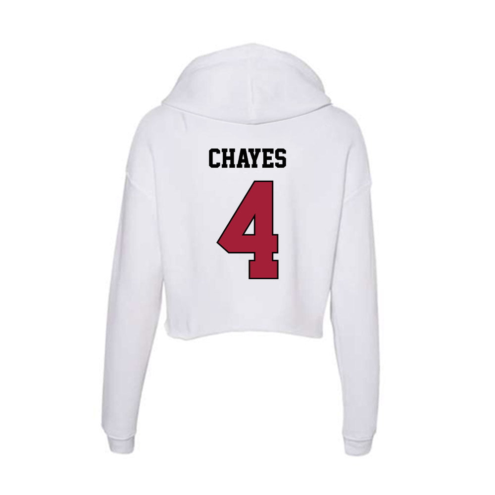 St. Joe's - NCAA Men's Lacrosse : Braedon Chayes - Women's Crop Fleece Hoodie-1