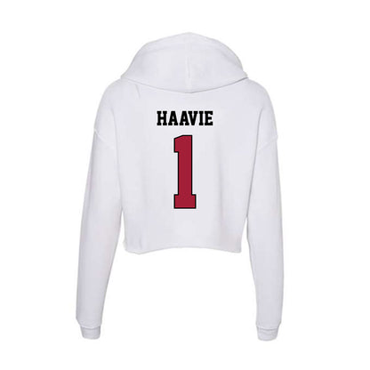 St. Joe's - NCAA Men's Soccer : Lars Henrik Sti Haavie - Women's Crop Fleece Hoodie-1