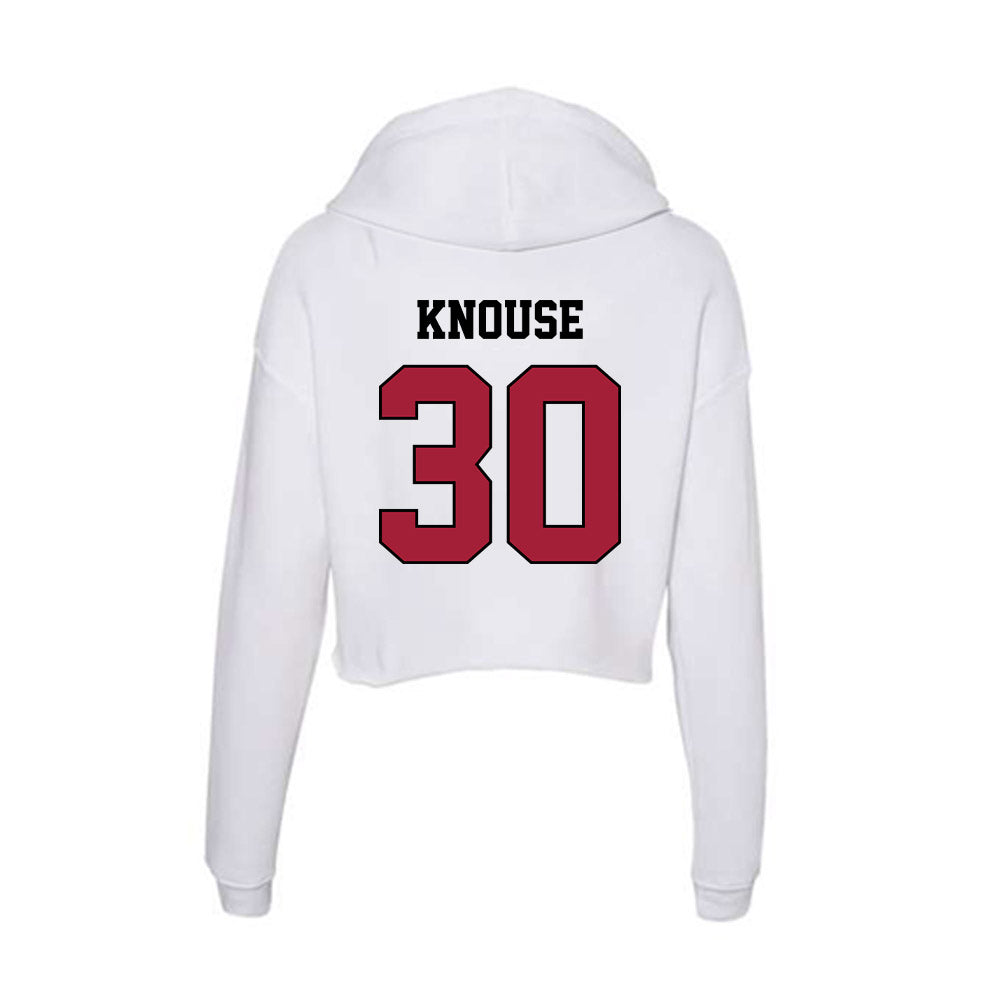 St. Joe's - NCAA Women's Basketball : Emily Knouse - Women's Crop Fleece Hoodie-1