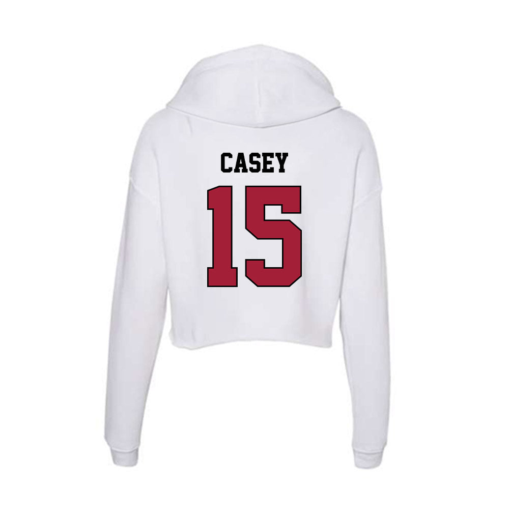 St. Joe's - NCAA Women's Basketball : Gabby Casey - Women's Crop Fleece Hoodie-1