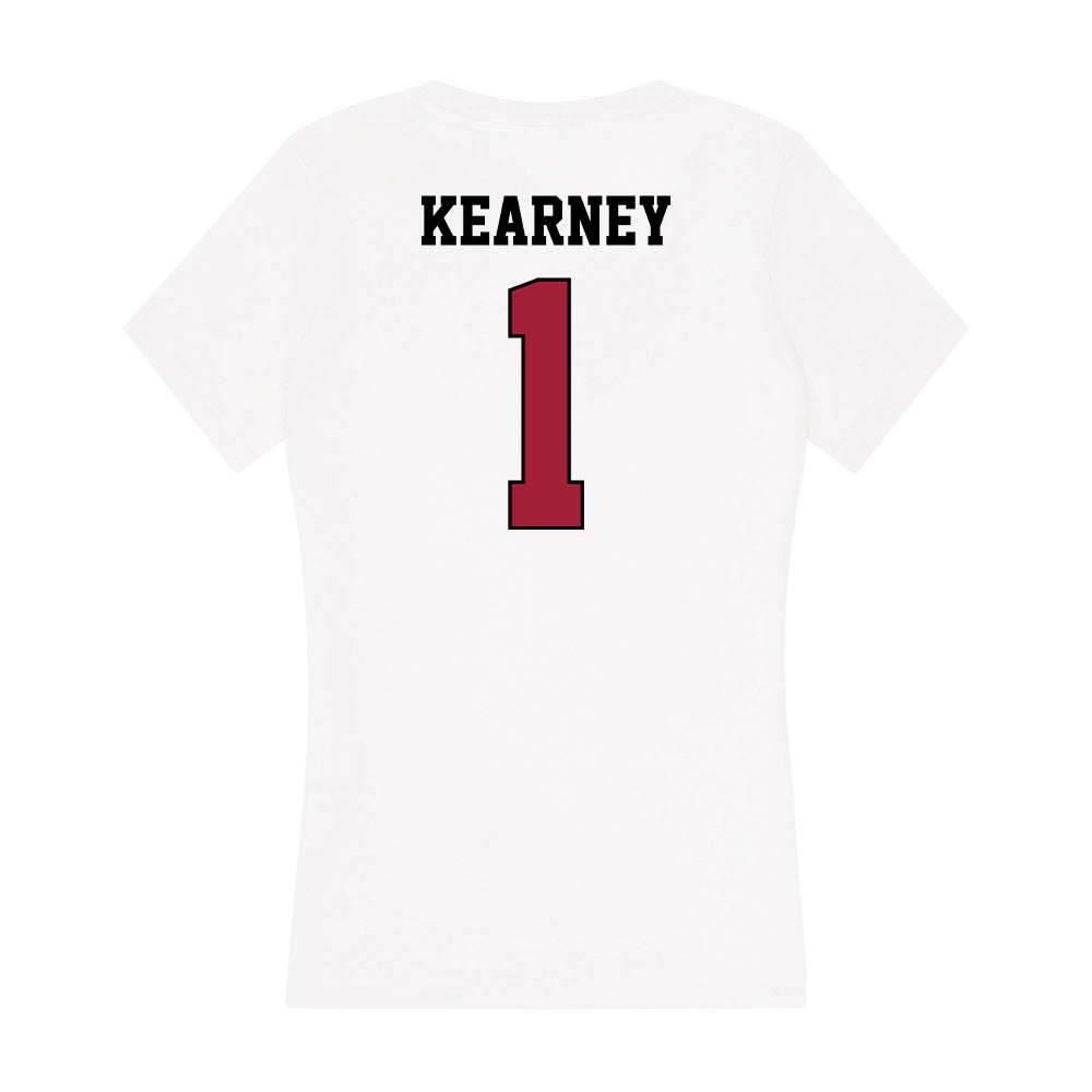 St. Joe's - NCAA Men's Basketball : Kevin Kearney - Women's V-Neck T-Shirt-1