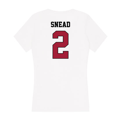 St. Joe's - NCAA Women's Basketball : Aleah Snead - Women's V-Neck T-Shirt-1