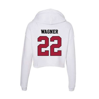 St. Joe's - NCAA Softball : Jenna Wagner - Women's Crop Fleece Hoodie-1