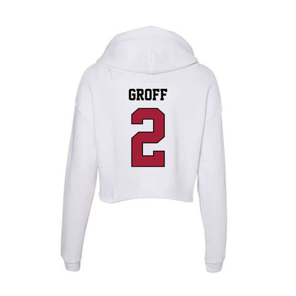 St. Joe's - NCAA Women's Field Hockey : Tristan Groff - Women's Crop Fleece Hoodie-1