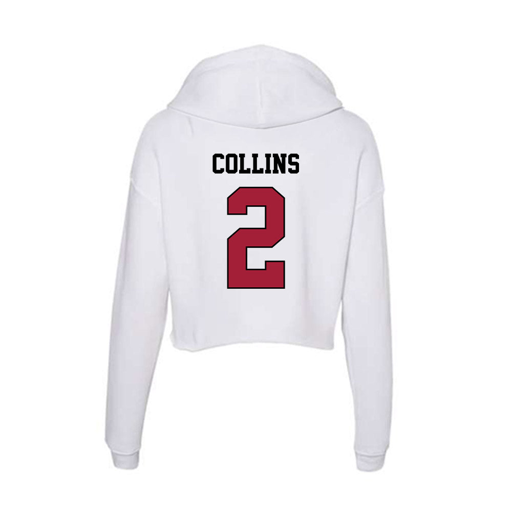 St. Joe's - NCAA Men's Soccer : Kenyatta Collins - Women's Crop Fleece Hoodie-1