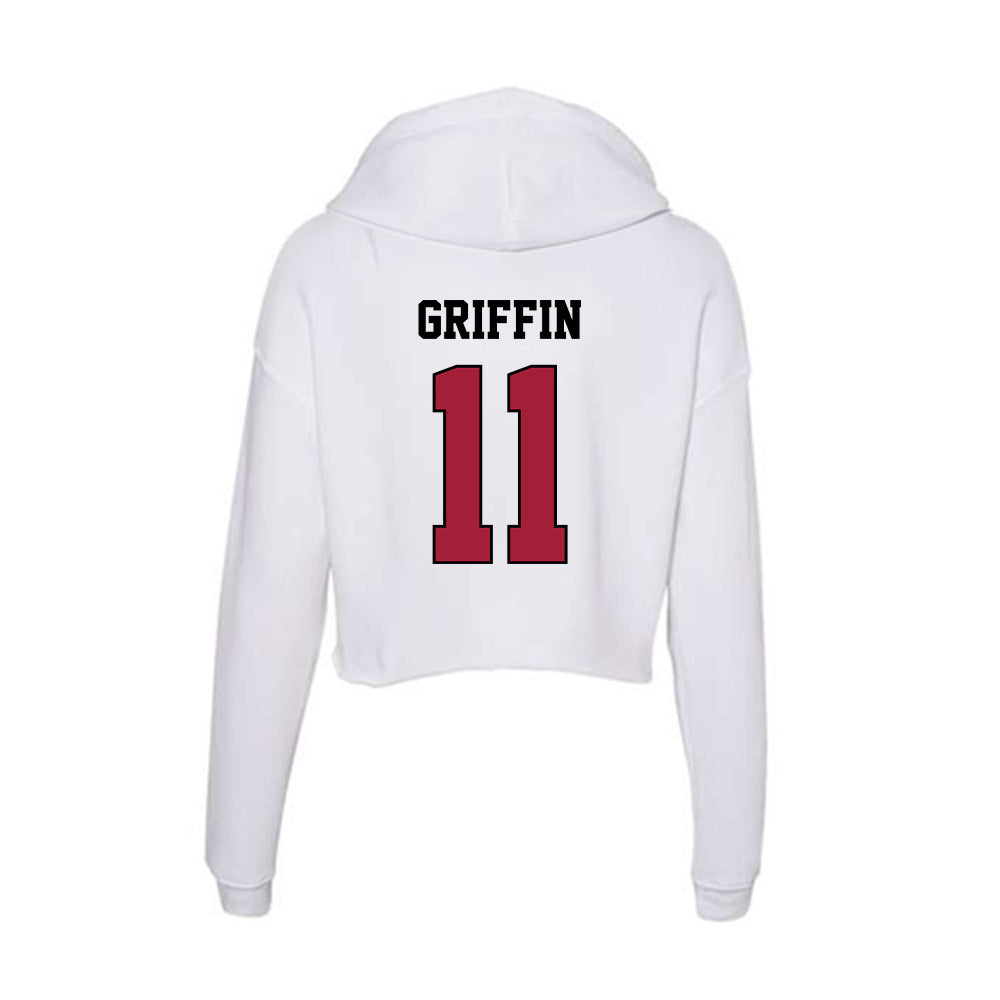 St. Joe's - NCAA Women's Basketball : Kaylie Griffin - Women's Crop Fleece Hoodie-1