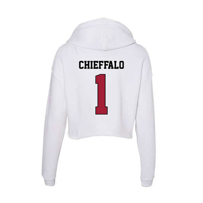 St. Joe's - NCAA Women's Lacrosse : Carina Chieffalo - Women's Crop Fleece Hoodie-1