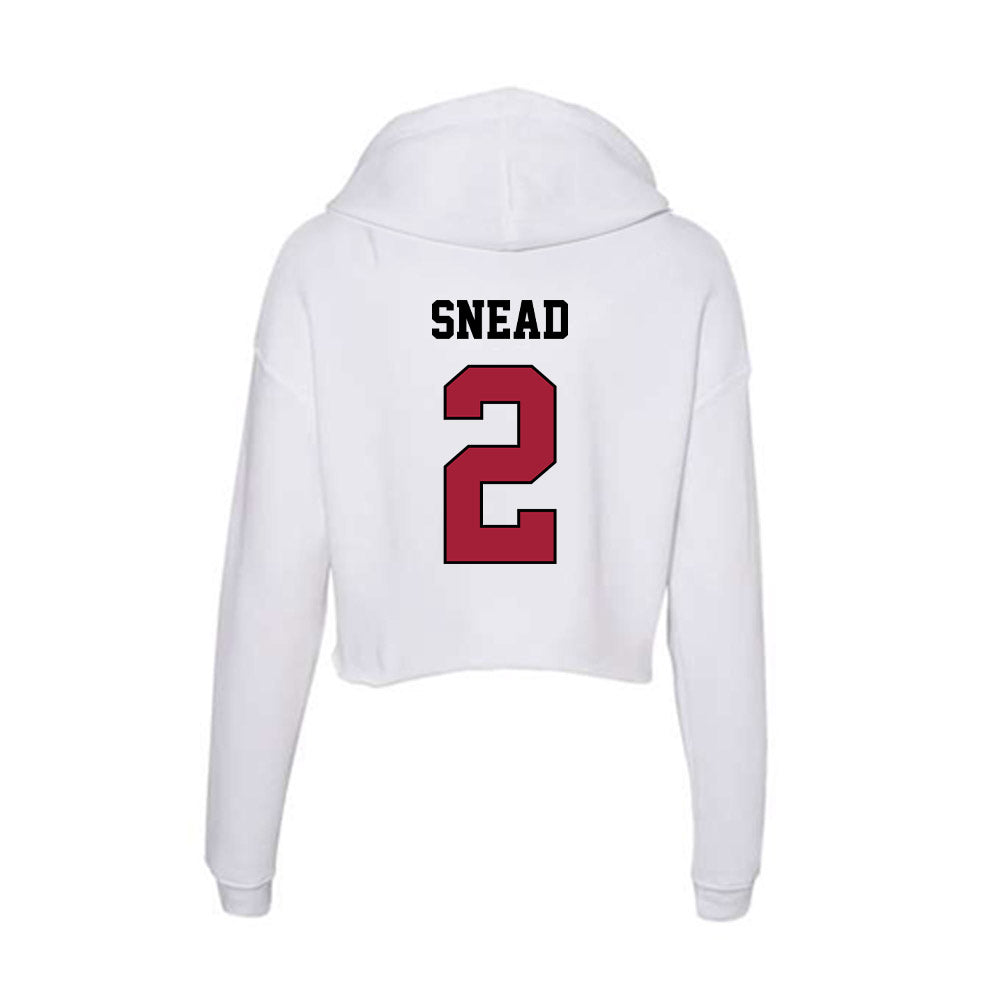 St. Joe's - NCAA Women's Basketball : Aleah Snead - Women's Crop Fleece Hoodie-1