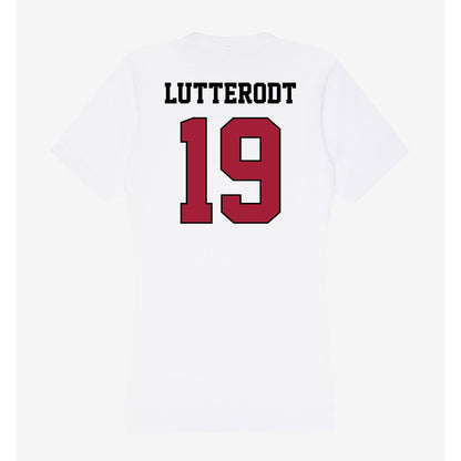 St. Joe's - NCAA Women's Basketball : Olivia Lutterodt - Women's V-Neck T-Shirt-1