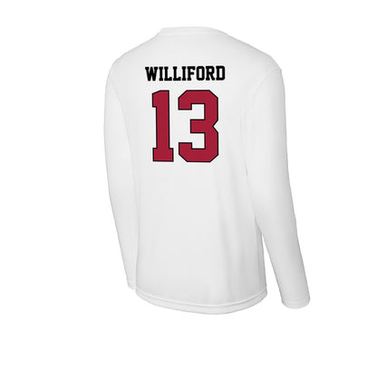 St. Joe's - NCAA Men's Basketball : Austin Williford - Activewear Long Sleeve T-Shirt-1
