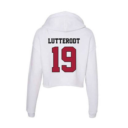 St. Joe's - NCAA Women's Basketball : Olivia Lutterodt - Women's Crop Fleece Hoodie-1