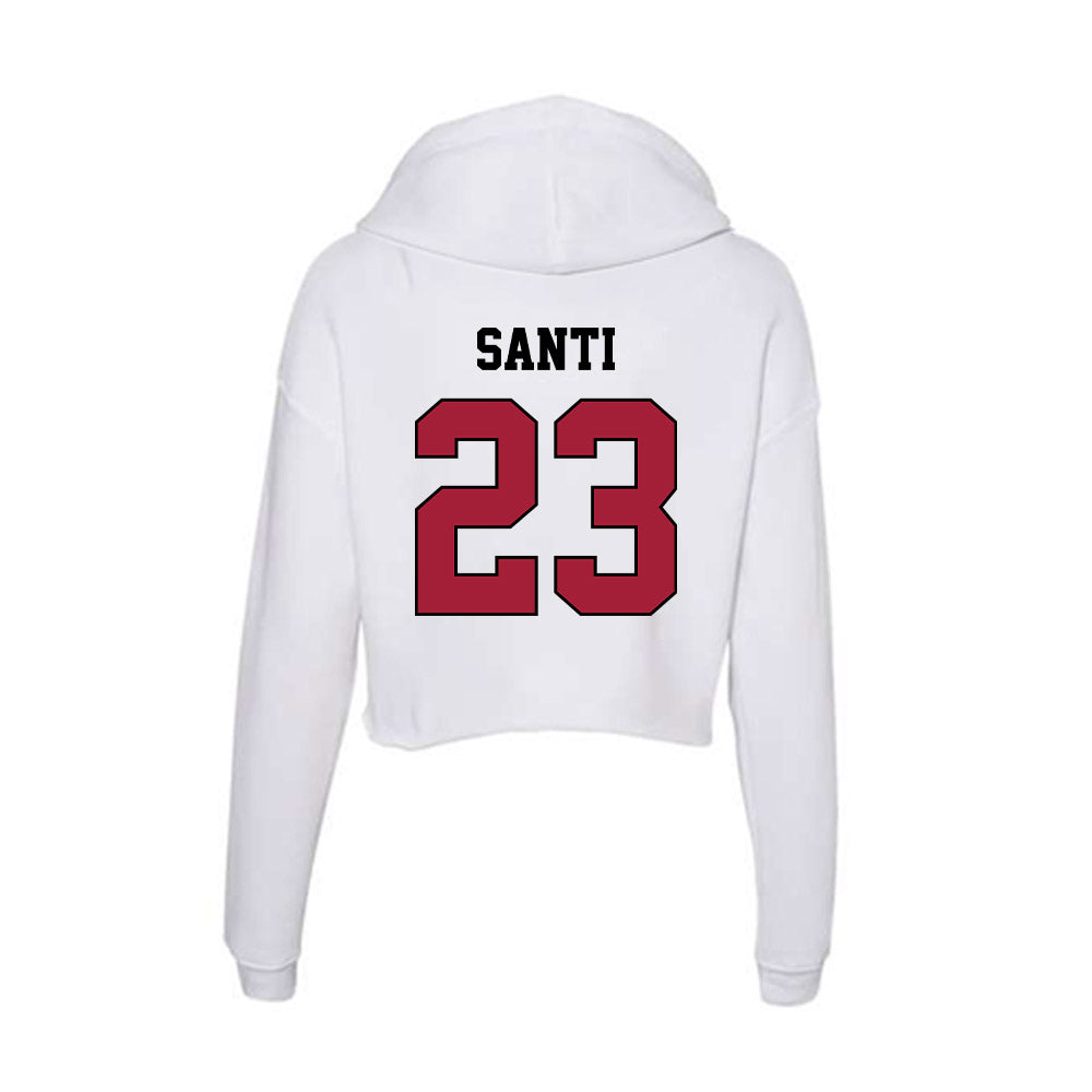 St. Joe's - NCAA Women's Field Hockey : Lily Santi - Women's Crop Fleece Hoodie-1