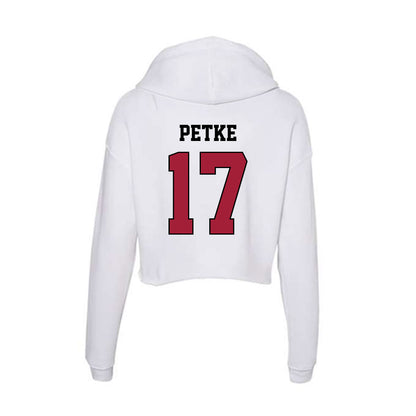 St. Joe's - NCAA Men's Soccer : Dylan Petke - Women's Crop Fleece Hoodie-1