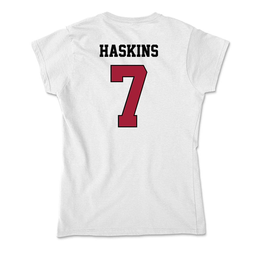 St. Joe's - NCAA Men's Basketball : Dasear Haskins - Soft Style Women’s T-Shirt-1