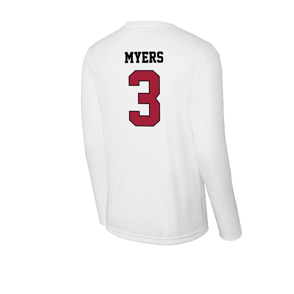 St. Joe's - NCAA Men's Basketball : Khaafiq Myers - Activewear Long Sleeve T-Shirt-1