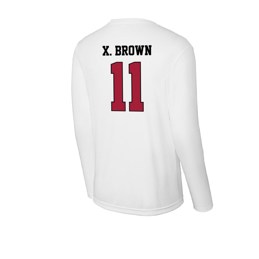 St. Joe's - NCAA Men's Basketball : Xzayvier Brown - Activewear Long Sleeve T-Shirt-1