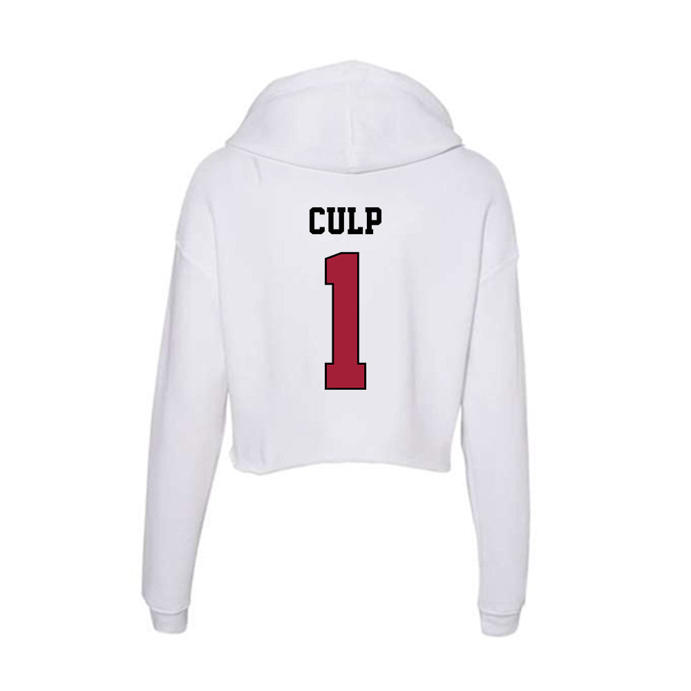 St. Joe's - NCAA Women's Field Hockey : Erika Culp - Women's Crop Fleece Hoodie-1