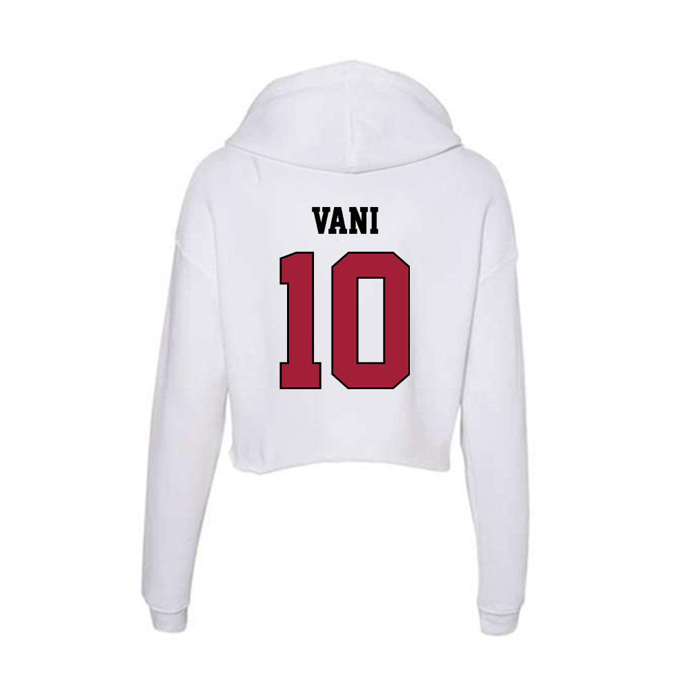 St. Joe's - NCAA Men's Soccer : Patrick Vani - Women's Crop Fleece Hoodie-1