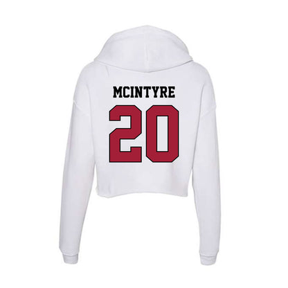 St. Joe's - NCAA Men's Soccer : Campbell McIntyre - Women's Crop Fleece Hoodie-1