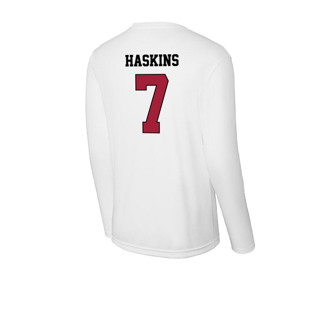 St. Joe's - NCAA Men's Basketball : Dasear Haskins - Activewear Long Sleeve T-Shirt-1