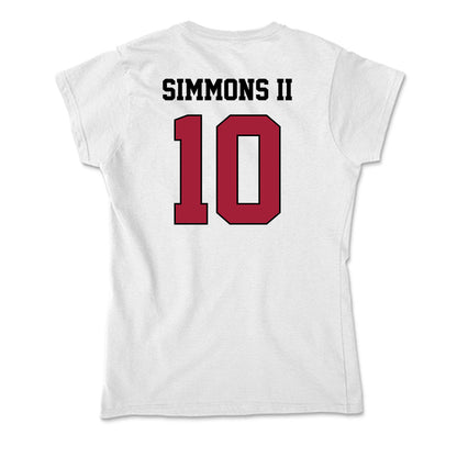 St. Joe's - NCAA Men's Basketball : Shawn Simmons II - Soft Style Women’s T-Shirt-1