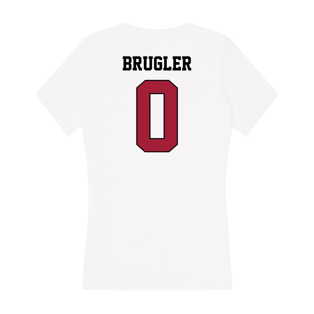 St. Joe's - NCAA Women's Basketball : Talya Brugler - Women's V-Neck T-Shirt-1