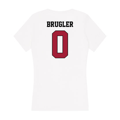 St. Joe's - NCAA Women's Basketball : Talya Brugler - Women's V-Neck T-Shirt-1